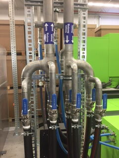 Wasserverteiler für Maschinen und Werkzeugkühlung