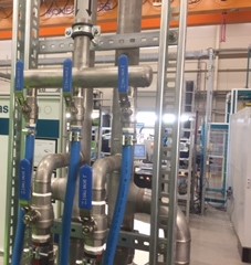 Druckluftverteilerstation