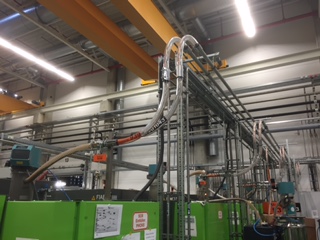 Umsteckbahnhof für zentrale Materialversorgung